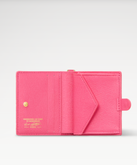 Alternative view of Louis Vuitton LV Charms Pocket Wallet Monogram Origine Rose Ruban For Women 3.9in/10cm M27680