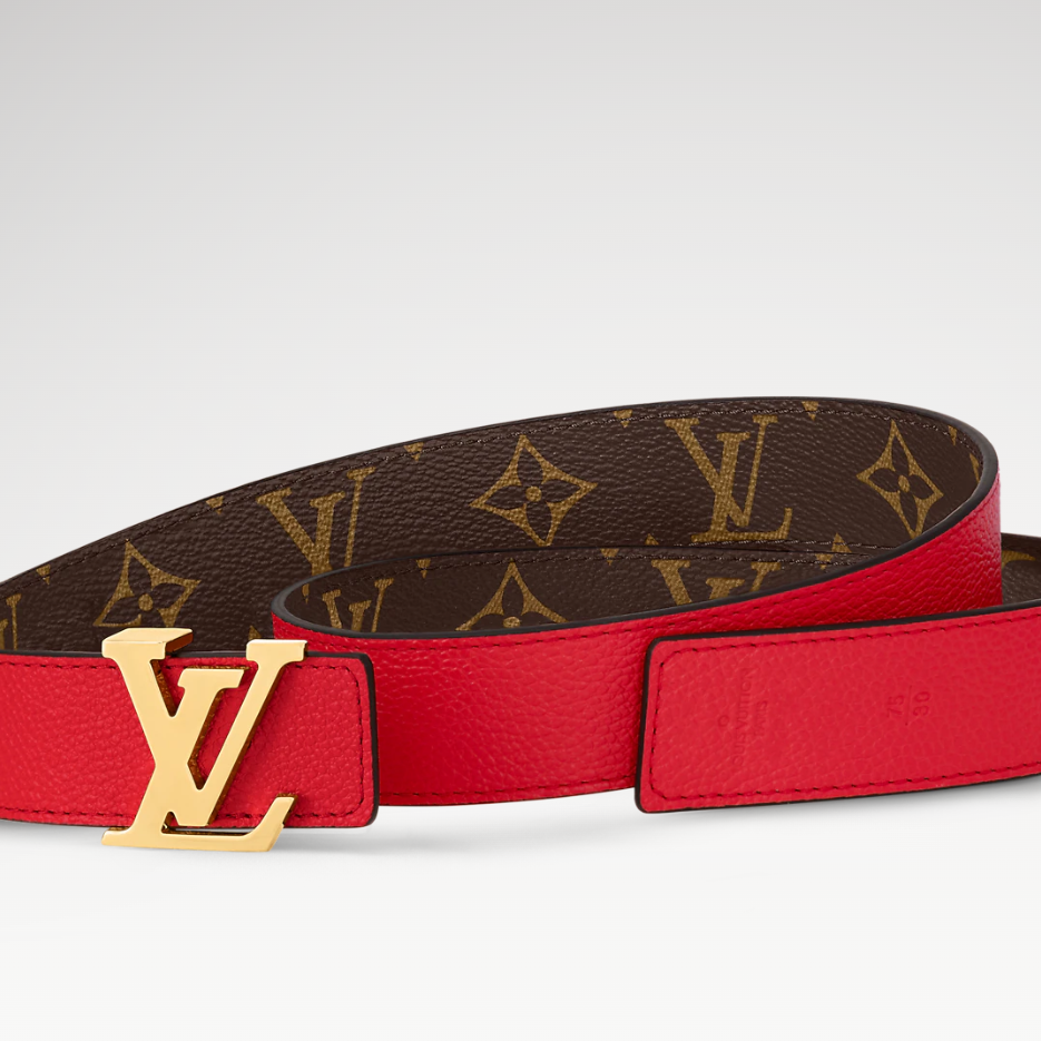 Louis Vuitton LV Initiales 30mm Reversible Belt Red For Women M0322V - Image 5