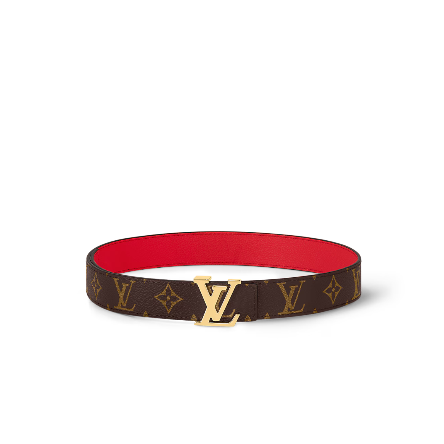 Louis Vuitton LV Initiales 30mm Reversible Belt Red For Women M0322V - Image 7