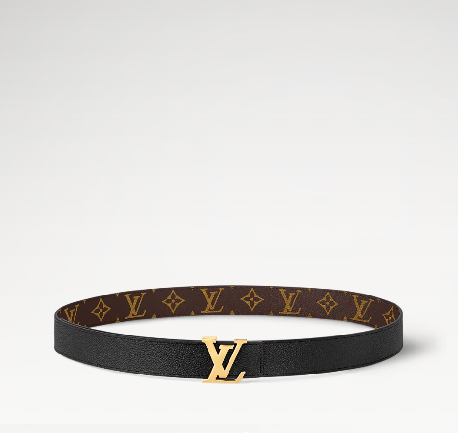 Louis Vuitton LV Initiales 30mm Reversible Belt Black For Women M0565V - Image 4