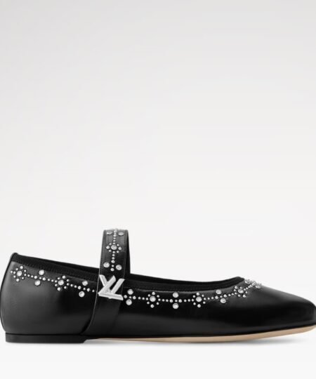 Alternative view of Louis Vuitton Romy Flat Ballerina Black For Women 1AIBWJ