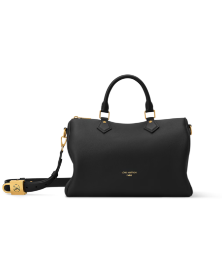 Louis Vuitton Speedy Soft 30 Low Key Black For Women 11.8in/30cm M24891