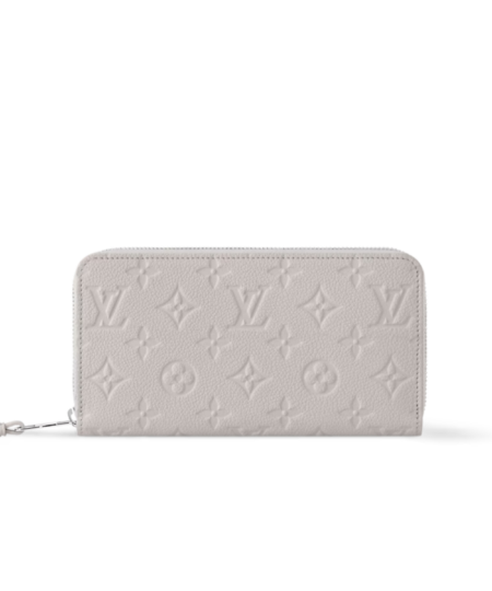 Louis Vuitton Zippy Wallet Brume Gray For Women 7.7in/20cm M13825