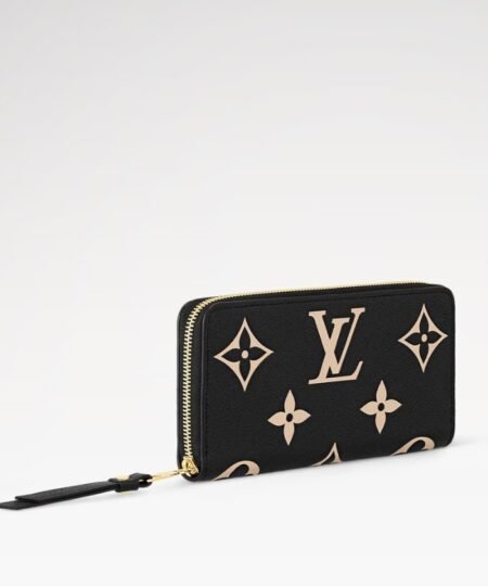 Alternative view of Louis Vuitton Zippy Wallet Monogram Empreinte Black/Beige For Women 7.7in/20cm M80481