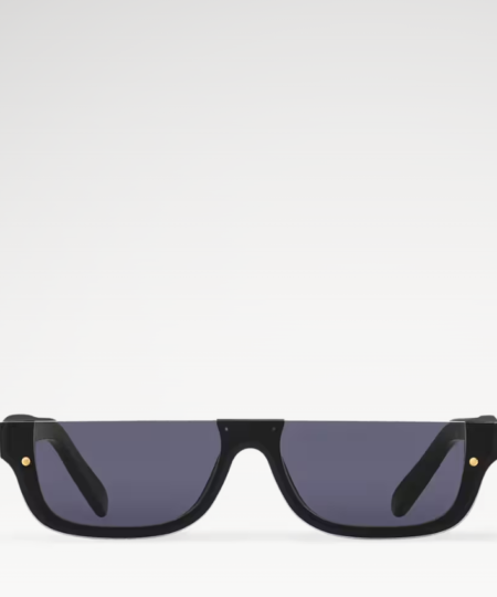 Alternative view of Louis Vuitton LV Script Rectangle Sunglasses Black For Women Z3143U