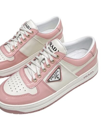 Prada Downtown Sneakers Pink For Women 1.2 in/ 3 cm