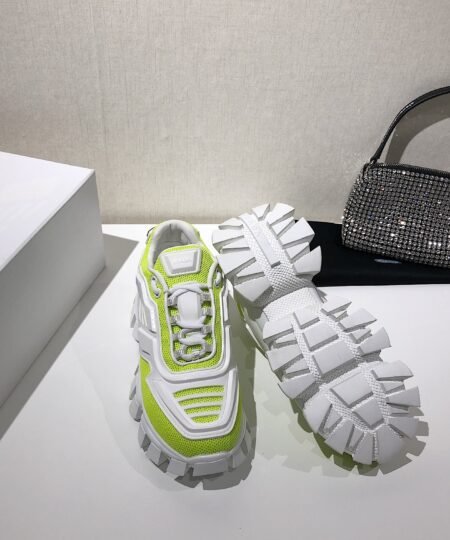 Alternative view of Prada Cloudbust Thunder Sneakers Green And White For Women PRD
