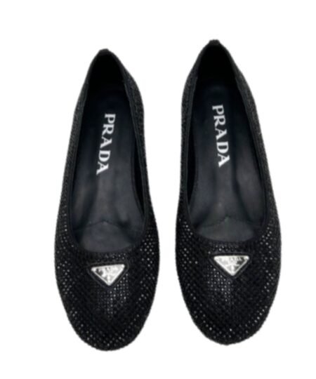 Prada Patent Ballerinas Black For Women