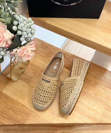 Alternative view of Prada Crochet Espadrilles Beige For Women 1S055N_3LLQ_F0018_F_020