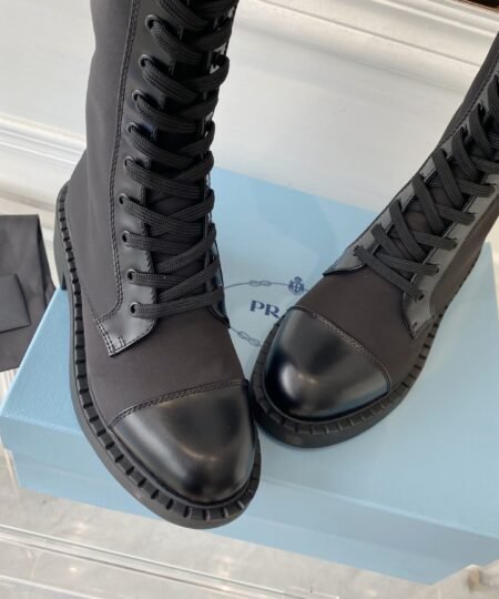 Alternative view of Prada Brushed And Re-Nylon Boots Black For Women PRD 1W906M_3LLB_F0002_F_D050