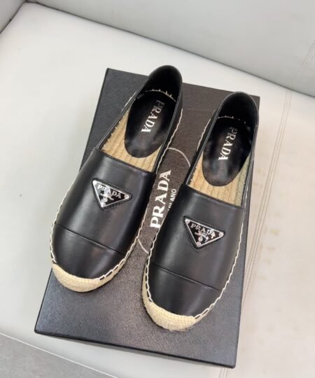 Alternative view of Prada Nappa Espadrillas Black For Women 0.8in/20mm PRD