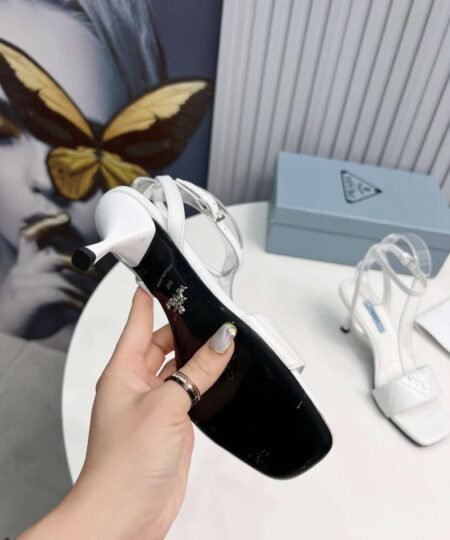 Alternative view of Prada Buckle Square Nose Pumps White For Women