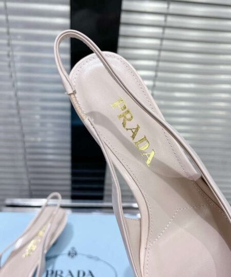 Alternative view of Prada Frill Slingback Pumps Cream For Women