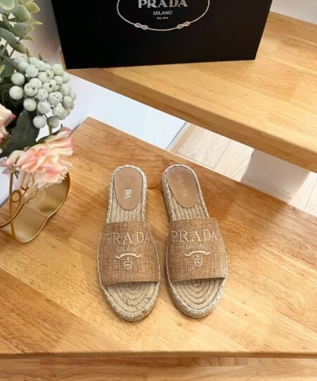Alternative view of Prada Fabric Espadrilles Brown For Women
