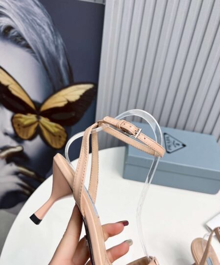 Alternative view of Prada Buckle Square Nose Pumps Beige For Women