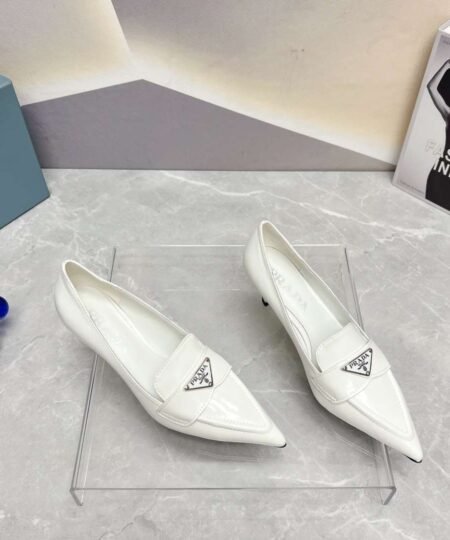 Alternative view of Prada Patent Pumps White For Women