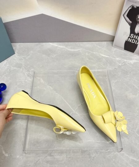 Alternative view of Prada Patent Pumps Yellow For Women