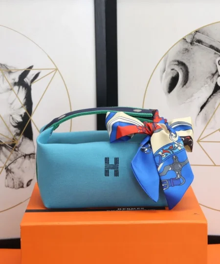 Hermes Bride A Brac Case Light Blue Bag For Women, Women's Handbags, Shoulder Bags 9.8in/25cm