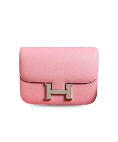 Hermes Constance Handbag Pink For Women 22cm/8.7in