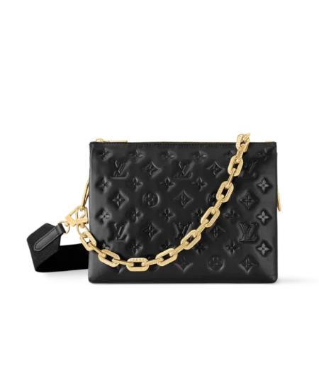 Louis Vuitton Coussin PM Monogram Black 10.2in/26cm For Women M21260