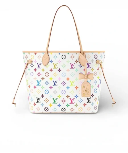 Louis Vuitton LV x TM Neverfull MM Bag Multicolor/White For Women 31cm/12.2in - M27787