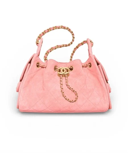 Chanel 25 Mini Handbag Pink For Women 8.7in/22cm‎ AS5631-B18799-U5336