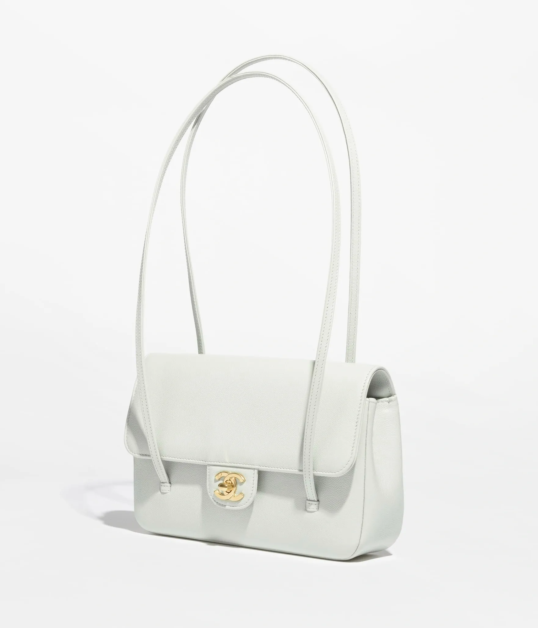 Chanel Small Flap Bag Light Green For Women 22cm/8.7in - AS6130-B23483-U6544 - Image 5