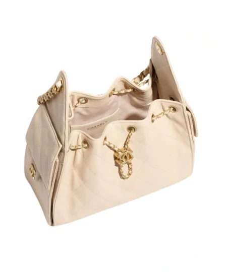 Alternative view of Chanel 25 Small Handbag Beige For Women 10.2in/26cm AS5293-B20304-NAGEK