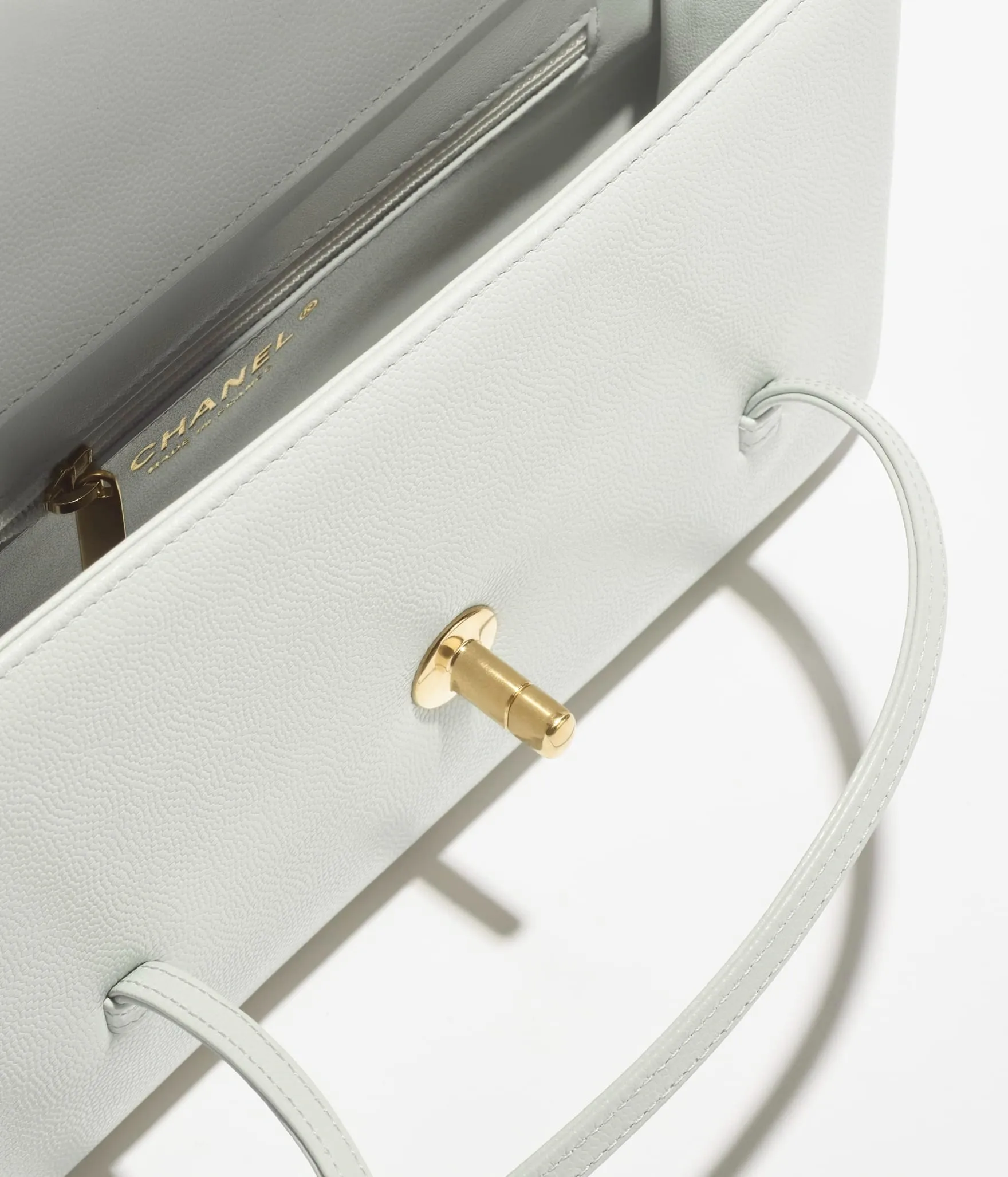 Chanel Small Flap Bag Light Green For Women 22cm/8.7in - AS6130-B23483-U6544 - Image 2