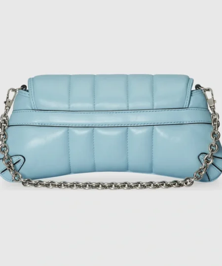 Alternative view of Gucci Horsebit Chain Small Shoulder Bag Light Blue For Women 10.6 Inches/ 26.9 Cm 764339 AACU1 4811