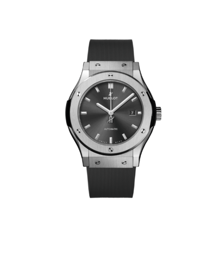 Hublot Classic Fusion Watch Racing Grey Strap Grey Dial 42mm For Men 542.NX.7071.RX