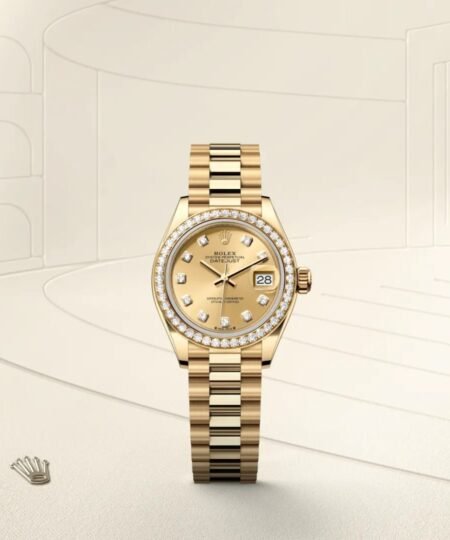 Alternative view of Rolex Lady-Datejust Watch Gold Toned Champagne Dial 28mm For Women M279138RBR-0023