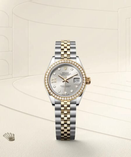 Alternative view of Rolex Lady-Datejust Watch Silver/Gold Toned Silver Dial 28mm For Women 279383RBR-0003