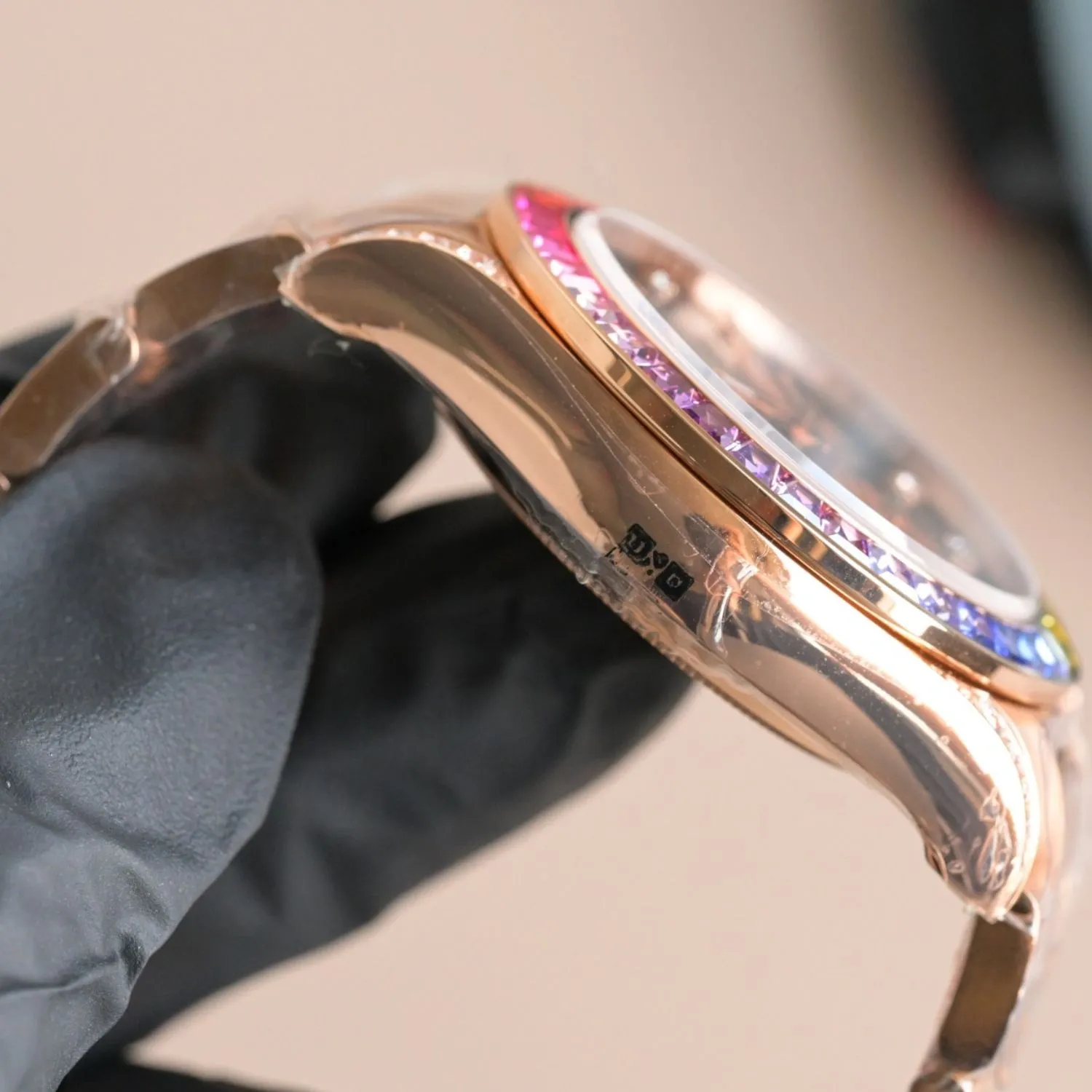 Rolex Daytona Rainbow Watch Everose Gold 40mm For Women - Image 6