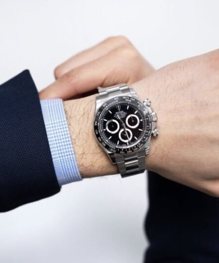 Alternative view of Rolex Cosmograph Daytona 40 Watch Silver Toned Black Dial 40mm For Men 126500LN-0002