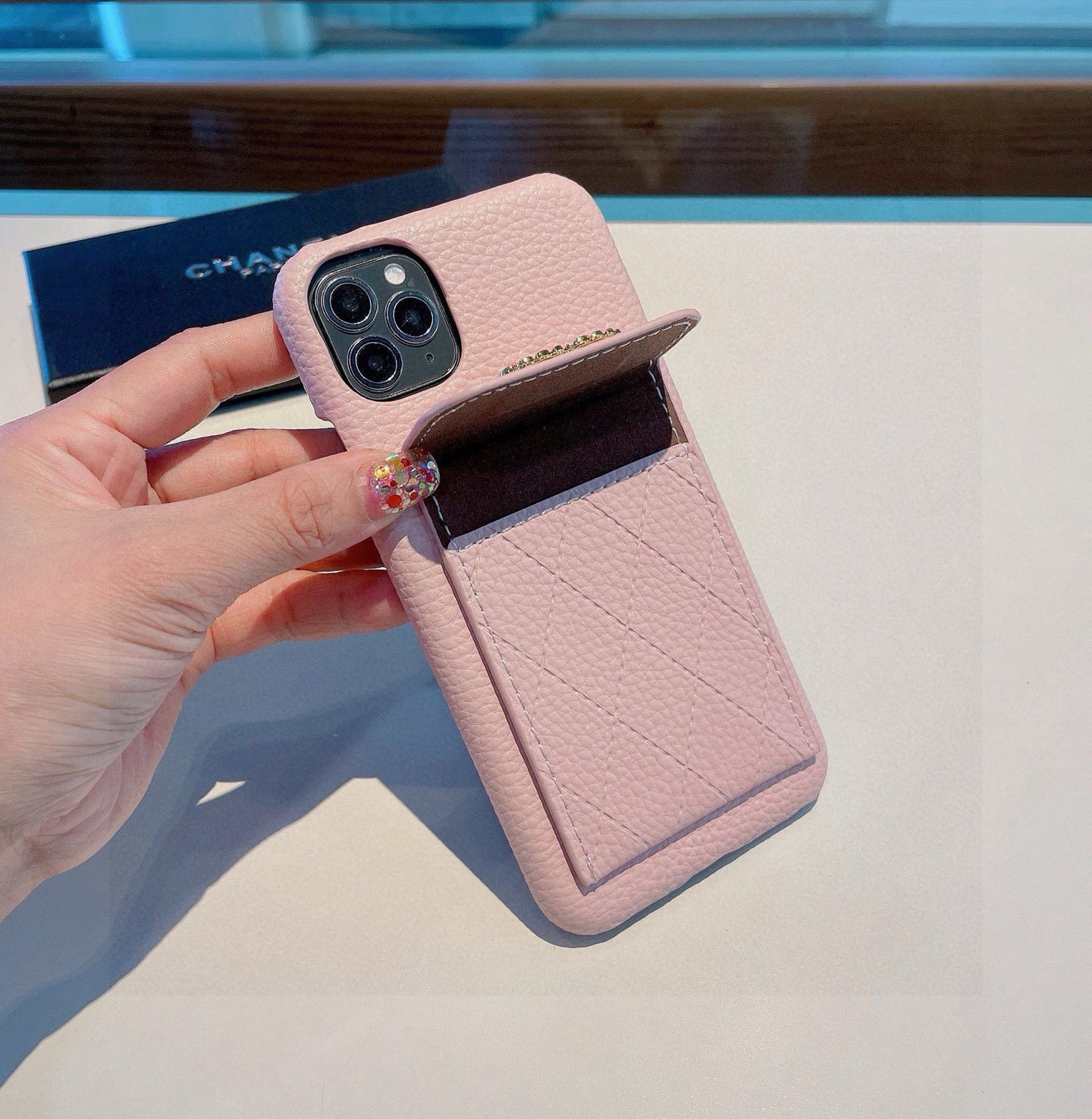 Chanel Iphone Case Pink - Image 2