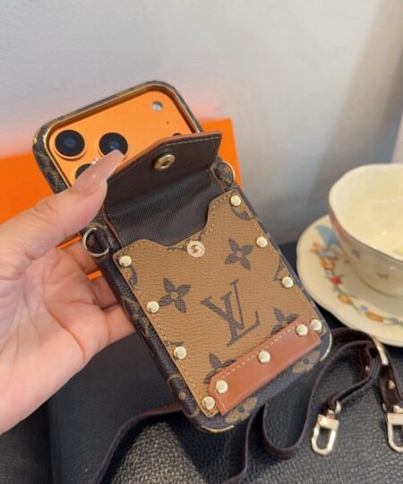 Alternative view of Louis Vuitton Monogram Iphone Case Brown