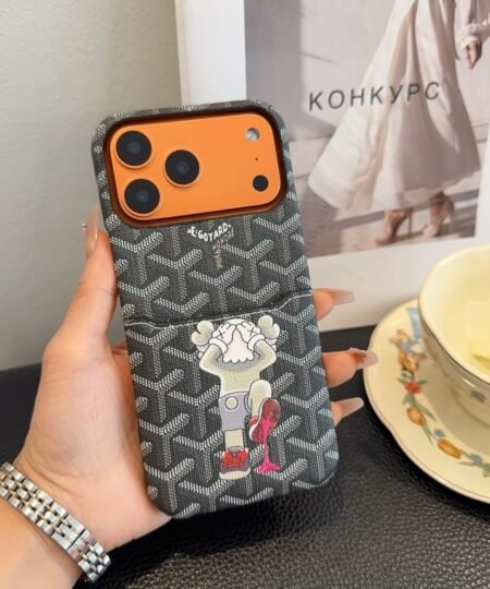 Goyard Iphone Case Black