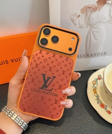 Louis Vuitton Monogram Iphone Case Orange