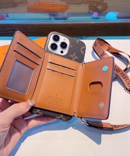 Alternative view of Louis Vuitton Monogram Iphone Case Brown