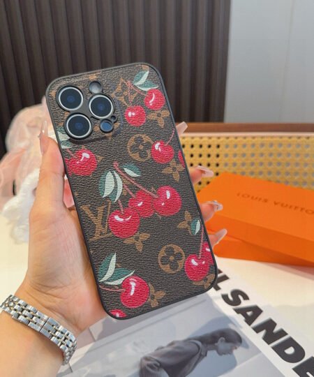 Louis Vuitton Murakami Iphone Case Brown