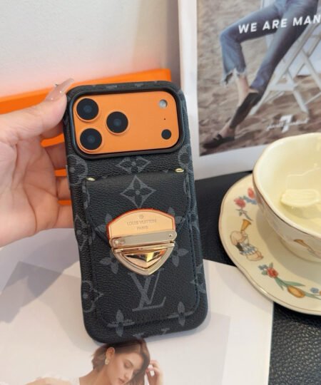 Louis Vuitton Iphone Case Light Black