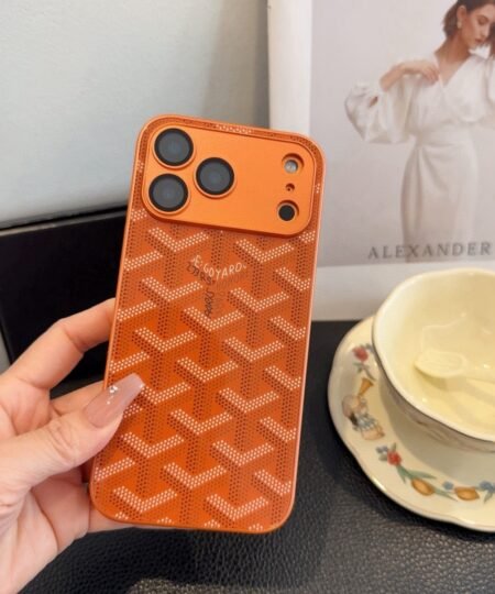 Goyard Iphone Case Orange