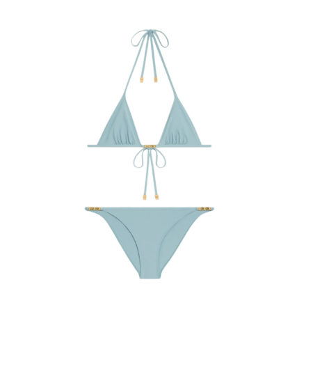 Celine Triomphe Triangle Bikini Mineral Blue For Women