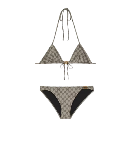 Gucci GG Bikini Beige/ Ebony For Women