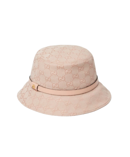 Gucci GG Canvas Bucket Hat Pink For Women 847739 3HBAO 6872