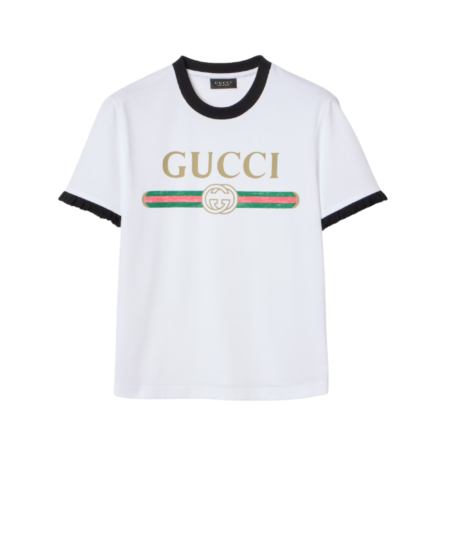 Gucci Print T-Shirt White For Women