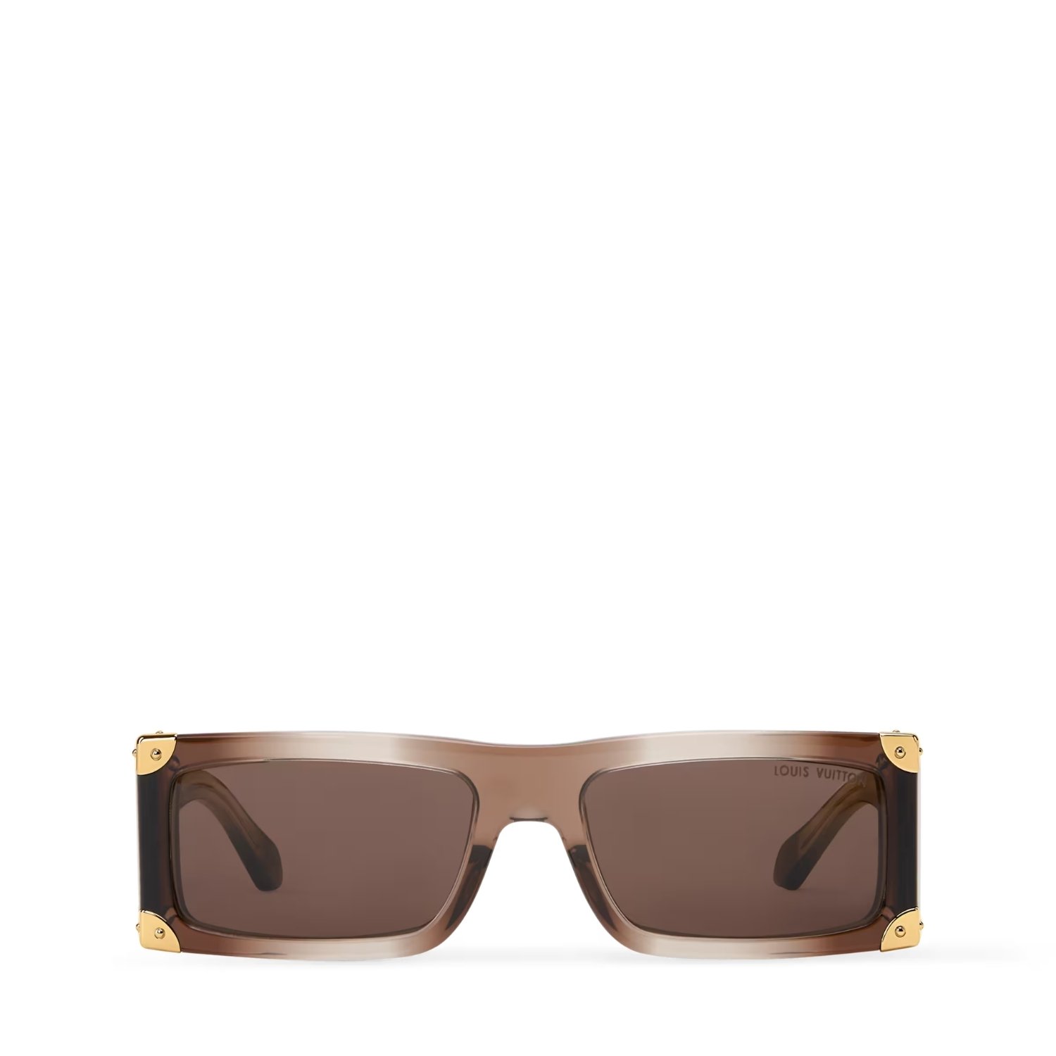 Louis Vuitton Heritage Low Square Sunglasses Brown For Men Z3191U - Image 4