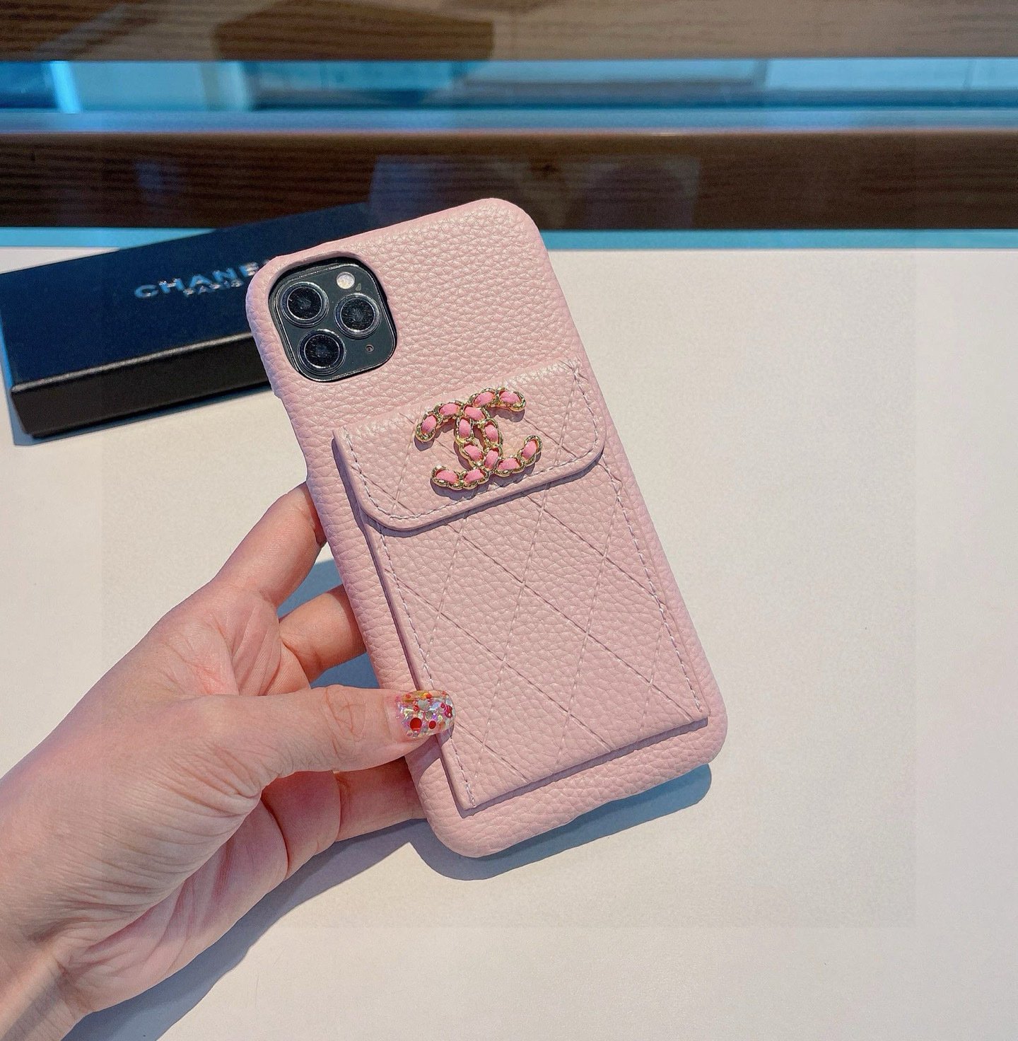 Chanel Iphone Case Pink