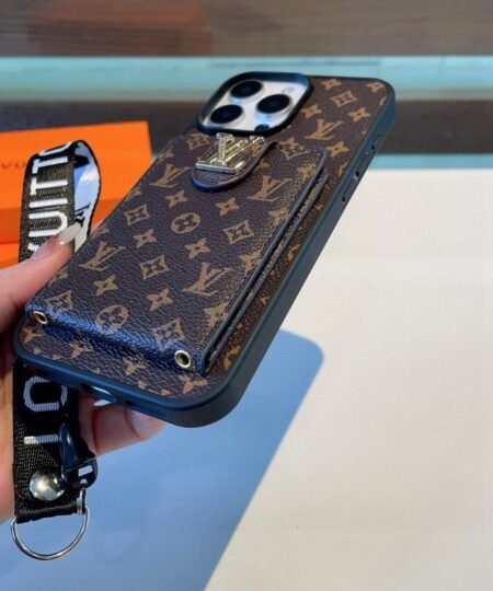 Alternative view of Louis Vuitton Monogram Iphone Case Brown